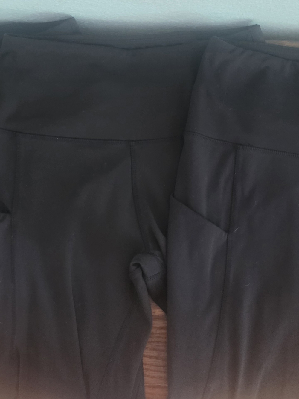 3 PK- Black High-Waist Pocket Leggings